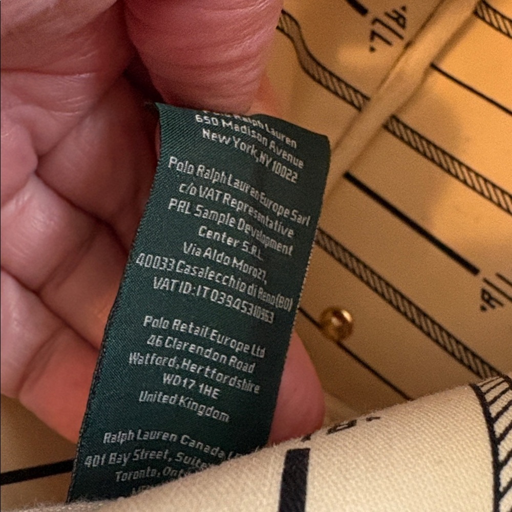 Ralph Lauren Monogram Coated Canvas Shoulder Tote - Picture 13 of 14